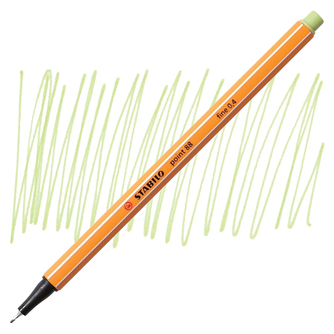 Open in modal - Stabilo Point 88 Fineliner Pen - Pistachio pen and swatch