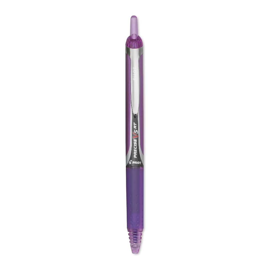 Open in modal - Pilot Precise V5 Retractable Pen - .5 mm, Purple, Extra Fine