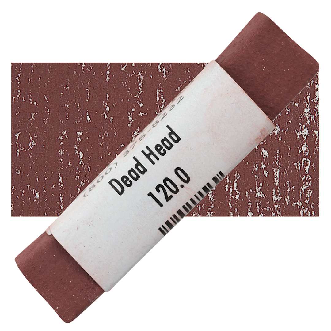 Open in modal - Great American Handmade Pastel - Dead Head 0, 120.0 pastel and swatch