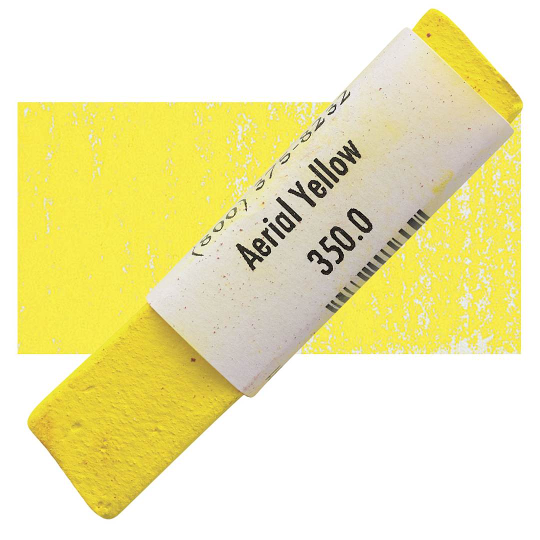 Open in modal - Great American Handmade Pastel - Aerial Yellow 0, 350.0 pastel and swatch