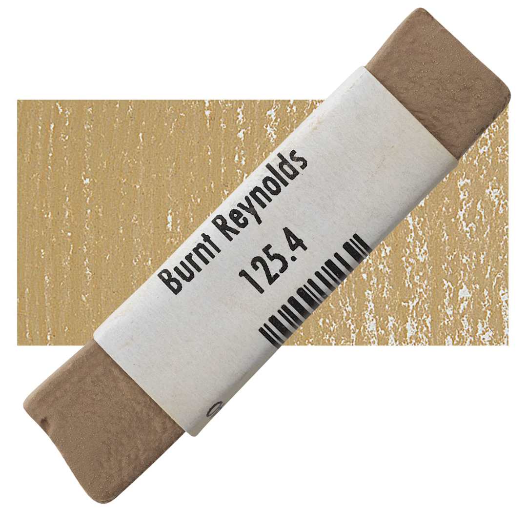 Open in modal - Great American Handmade Pastel - Burnt Reynolds 4, 125.4 pastel and swatch