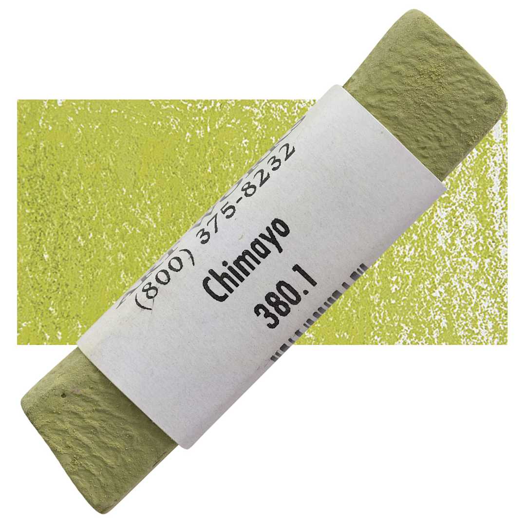 Open in modal - Great American Handmade Pastel - Chimayo 1, 380.1 pastel and swatch