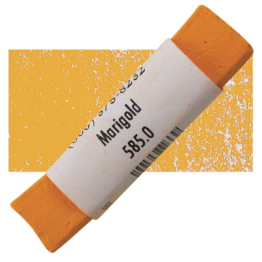 Open in modal - Great American Handmade Pastel - Marigold 0, 585.0 pastel and swatch