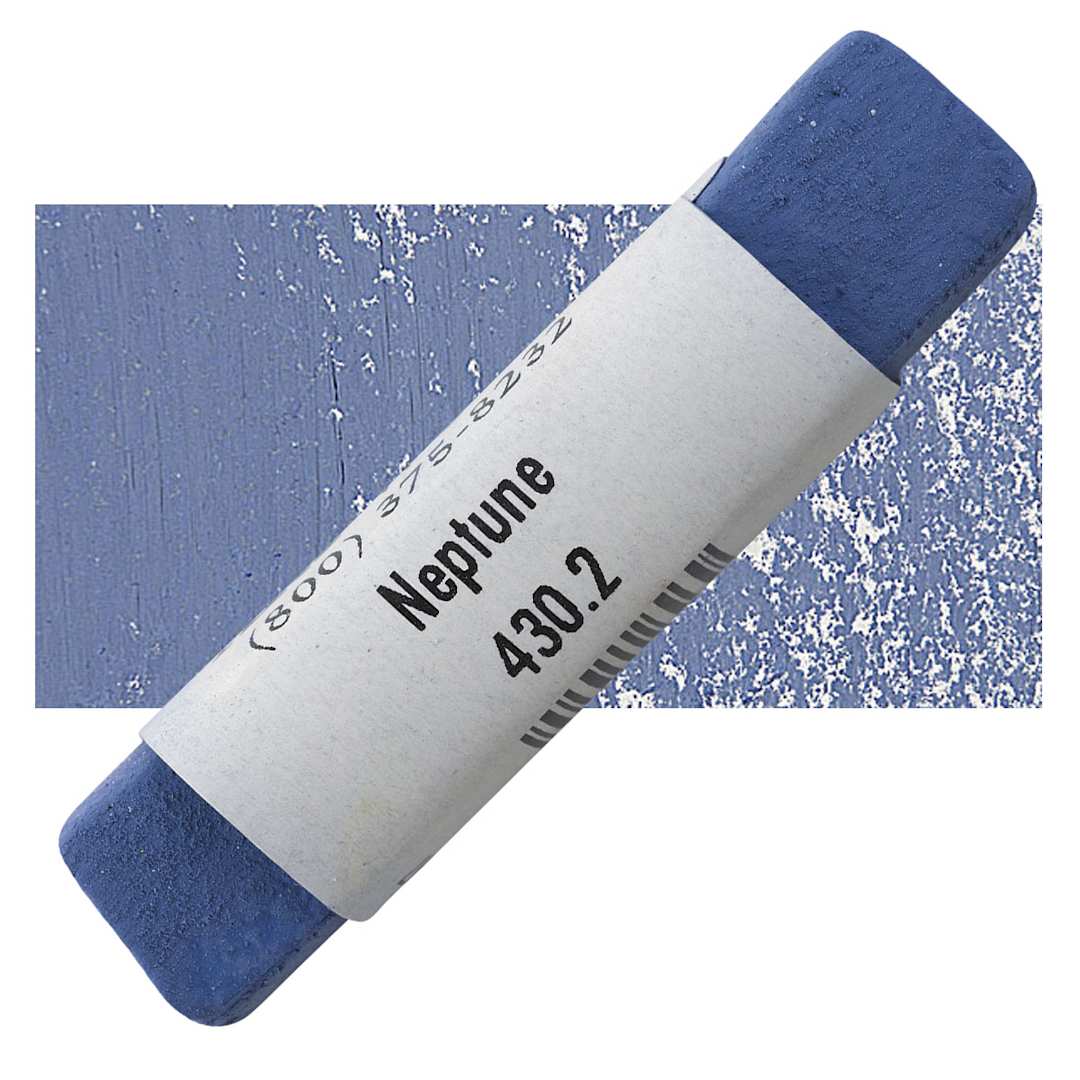 Open in modal - Great American Handmade Pastel - Neptune 2, 430.2 pastel and swatch