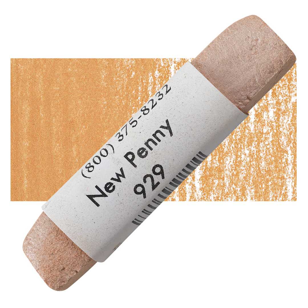 Open in modal - Great American Handmade Pastel - New Penny, 929 pastel and swatch