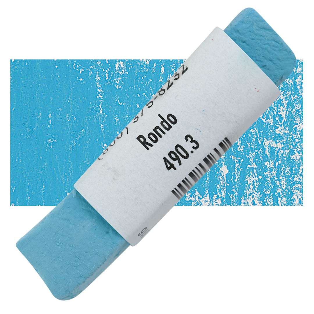 Open in modal - Great American Handmade Pastel - Rondo 3, 490.3 pastel and swatch