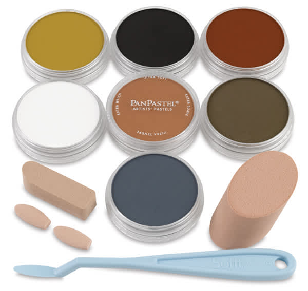 Open in modal - PanPastel Artists’ Painting Pastels Set - Sketch & Tone Colors, Set of 7
