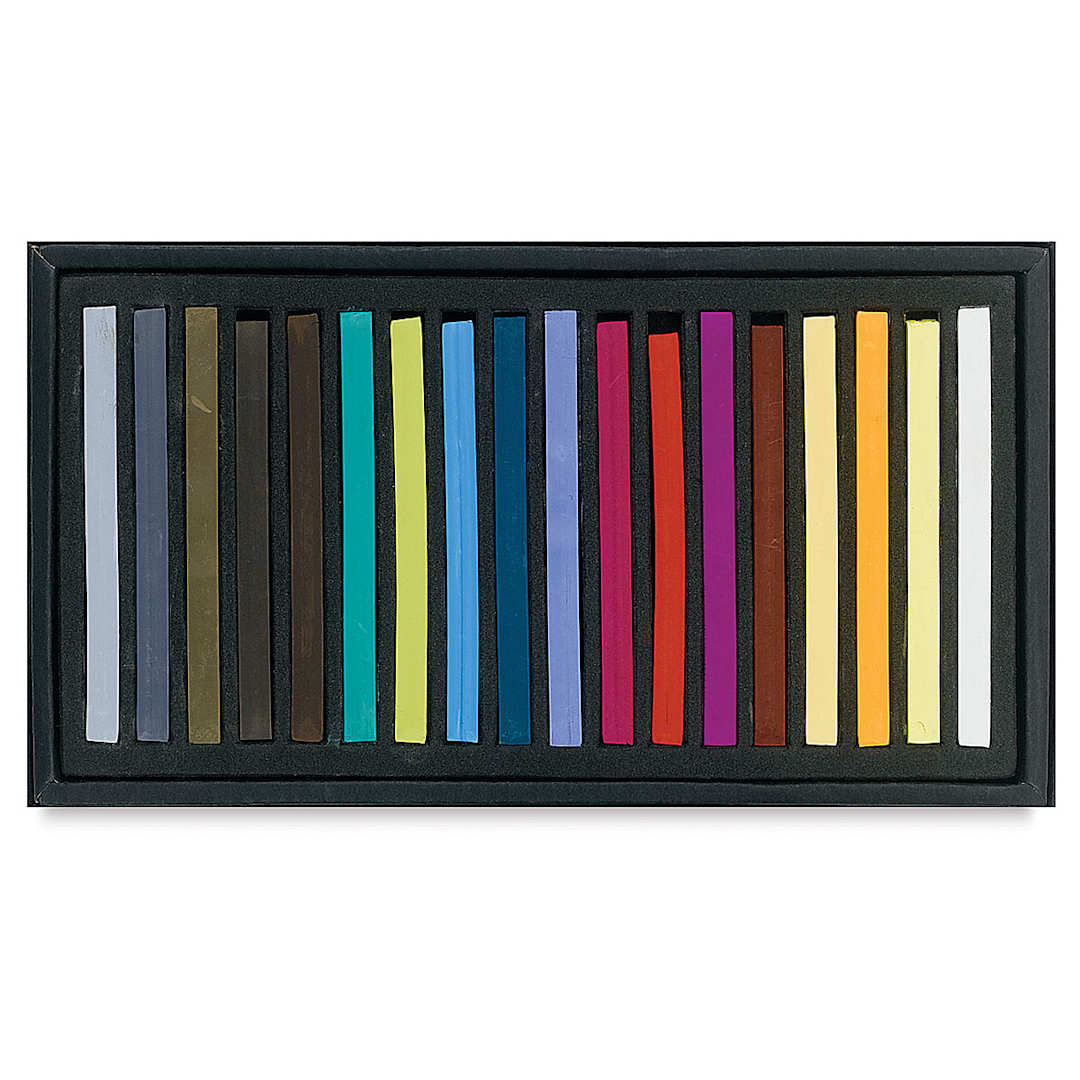 Open in modal - Richeson Semi-Hard Square Pastel - Set of 18 (contents)