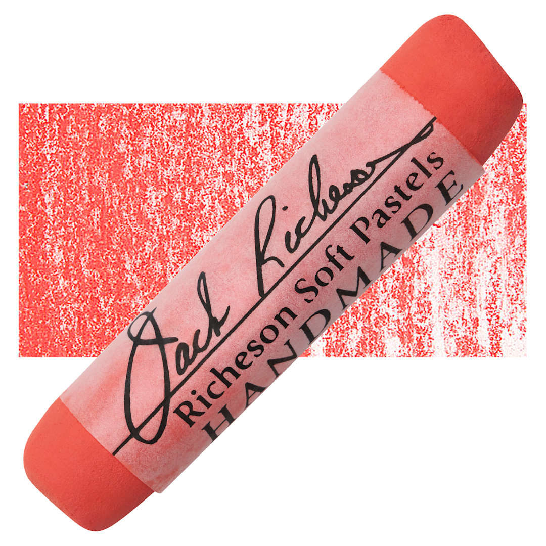 Open in modal - Richeson Handmade Soft Pastel - Red 113 pastel and swatch