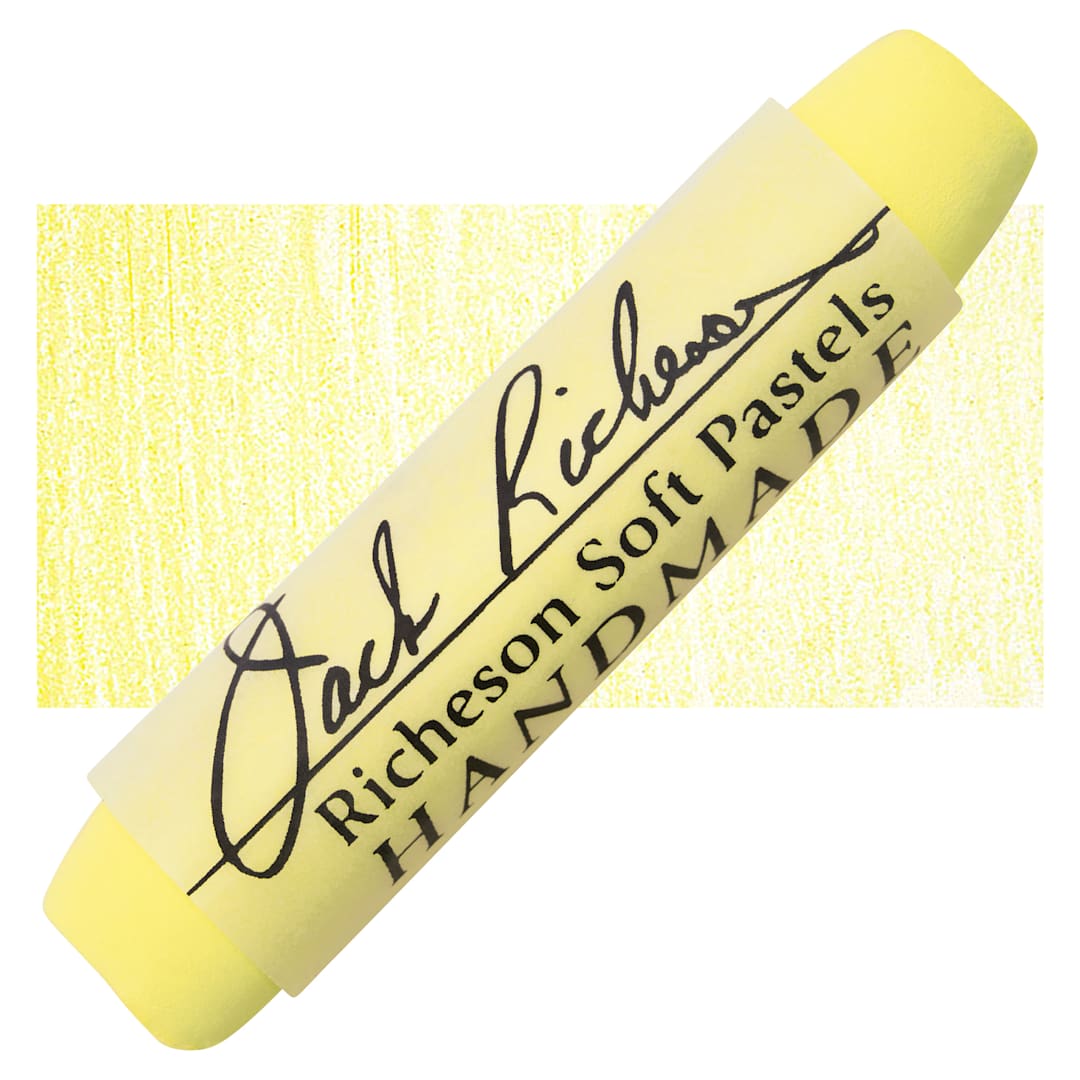 Open in modal - Richeson Handmade Soft Pastel - Yellow 105 pastel and swatch