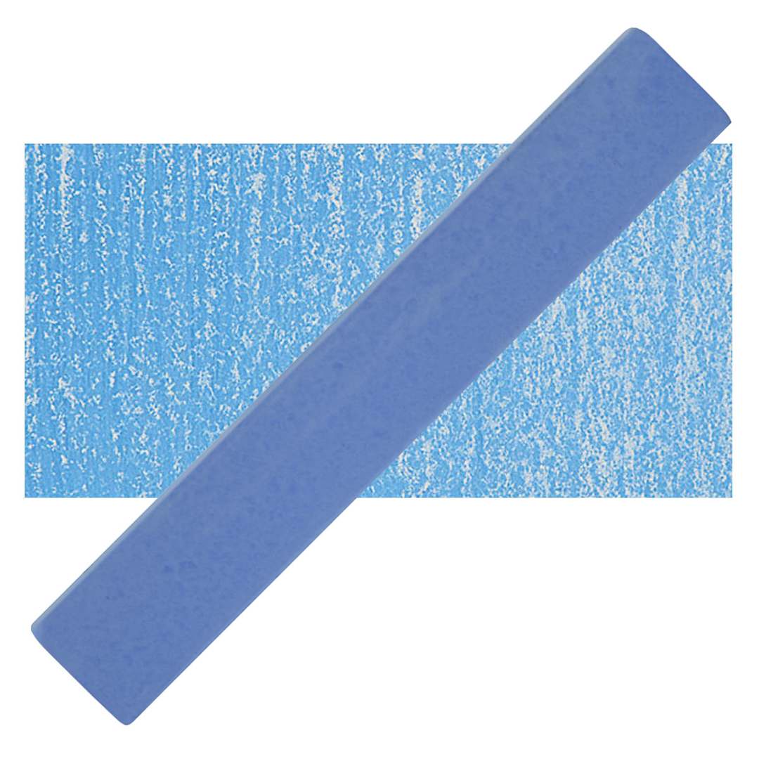 Open in modal - Holbein Artists' Soft Pastel - Cobalt Blue 3 pastel and swatch