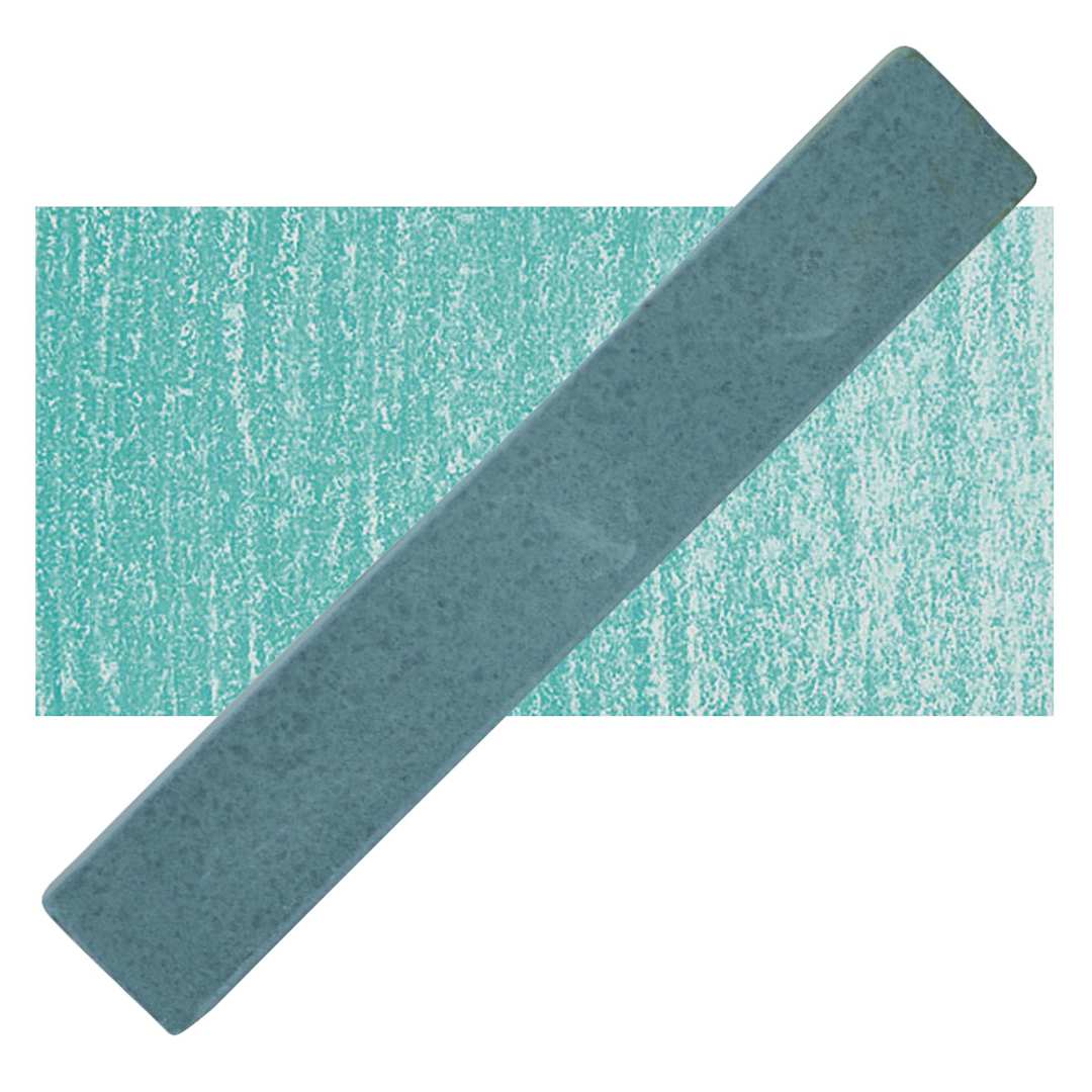 Open in modal - Holbein Artists' Soft Pastel - Compose Green 1 pastel and swatch