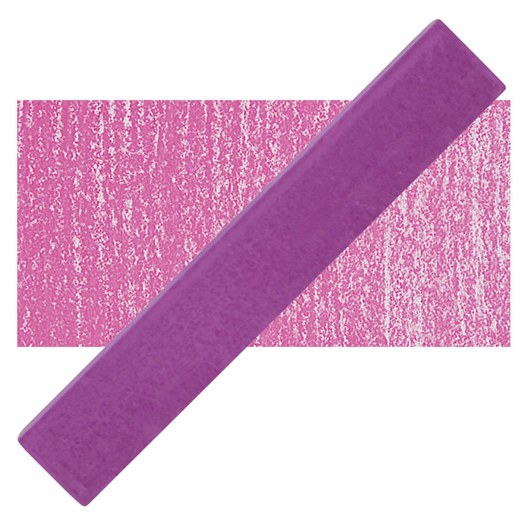 Open in modal - Holbein Artists' Soft Pastel - Pink 1 pastel and swatch