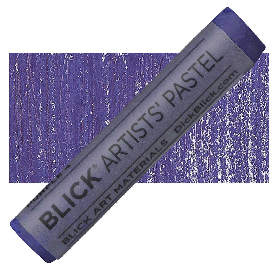 Open in modal - Blick Artists' Soft Pastel - Purple 4 pastel and swatch