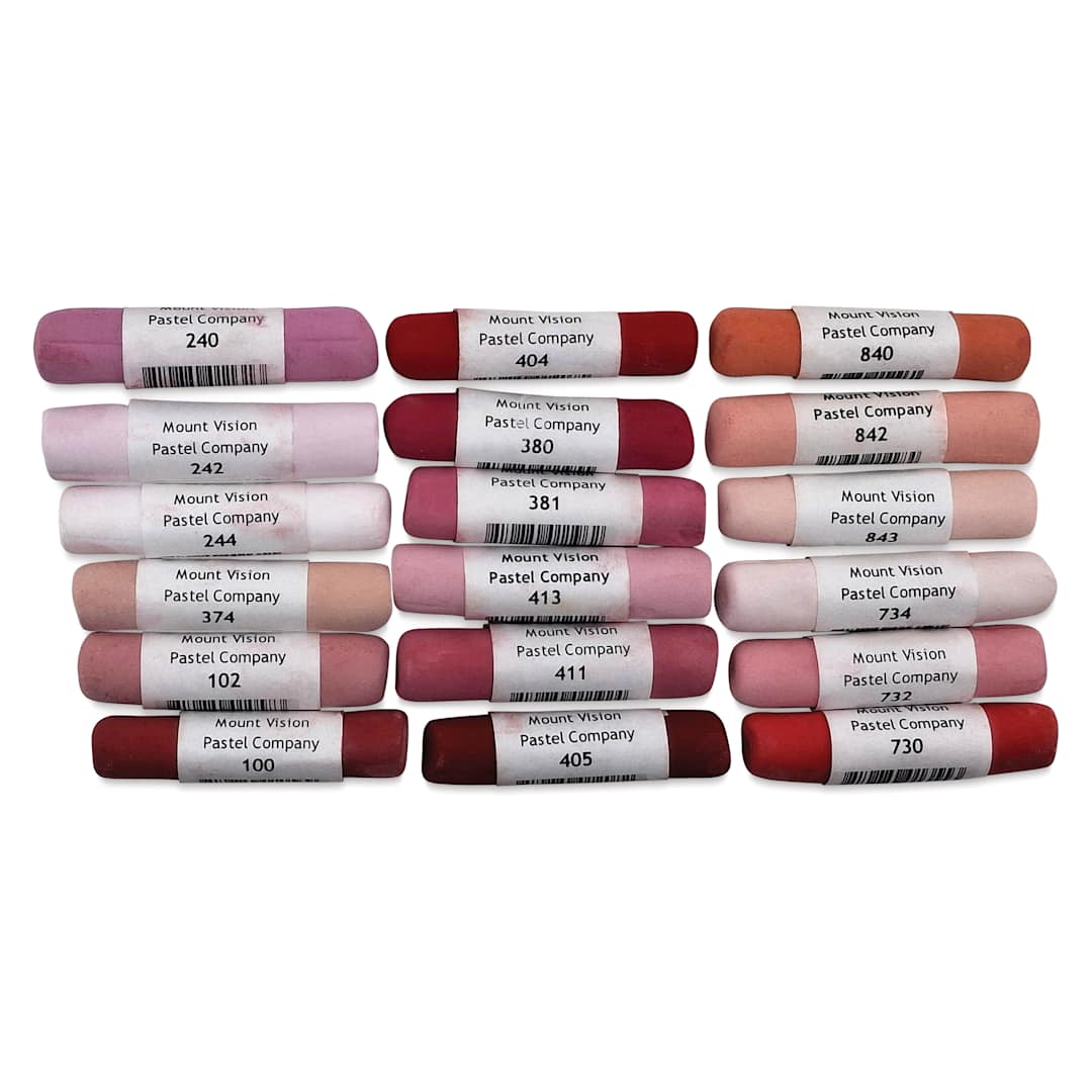 Open in modal - Mount Vision Soft Pastel Set - Red and Pink, Set of 18