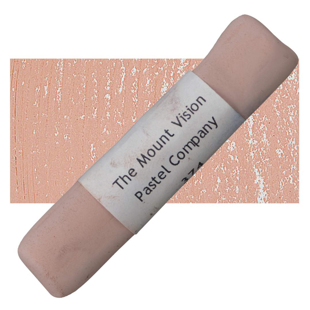 Open in modal - Mount Vision Handmade Pastel - Brick Red 374 pastel and swatch