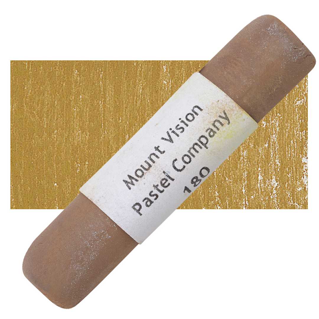 Open in modal - Mount Vision Handmade Pastel - Brown Ochre 180 pastel and swatch