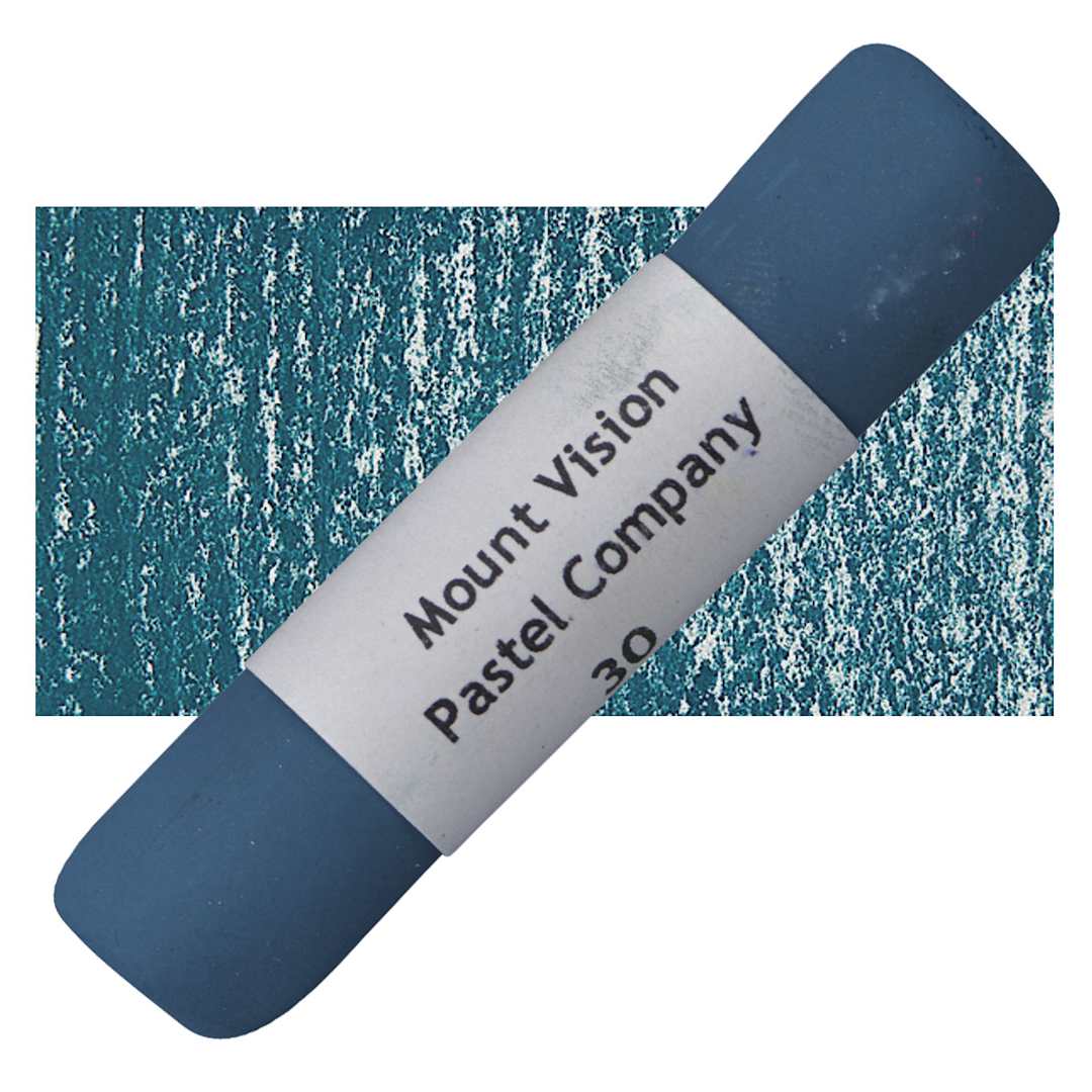 Open in modal - Mount Vision Handmade Pastel - Cool Turquoise 30 pastel and swatch