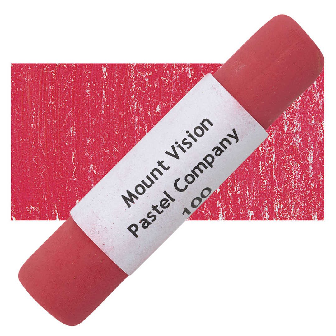 Open in modal - Mount Vision Handmade Pastel - Reddish Coral 100 pastel and swatch