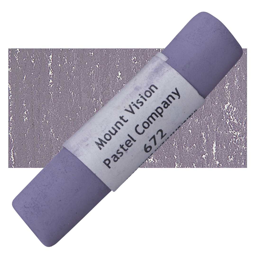 Open in modal - Mount Vision Handmade Pastel - Thunderstorm Violet 672 pastel and swatch