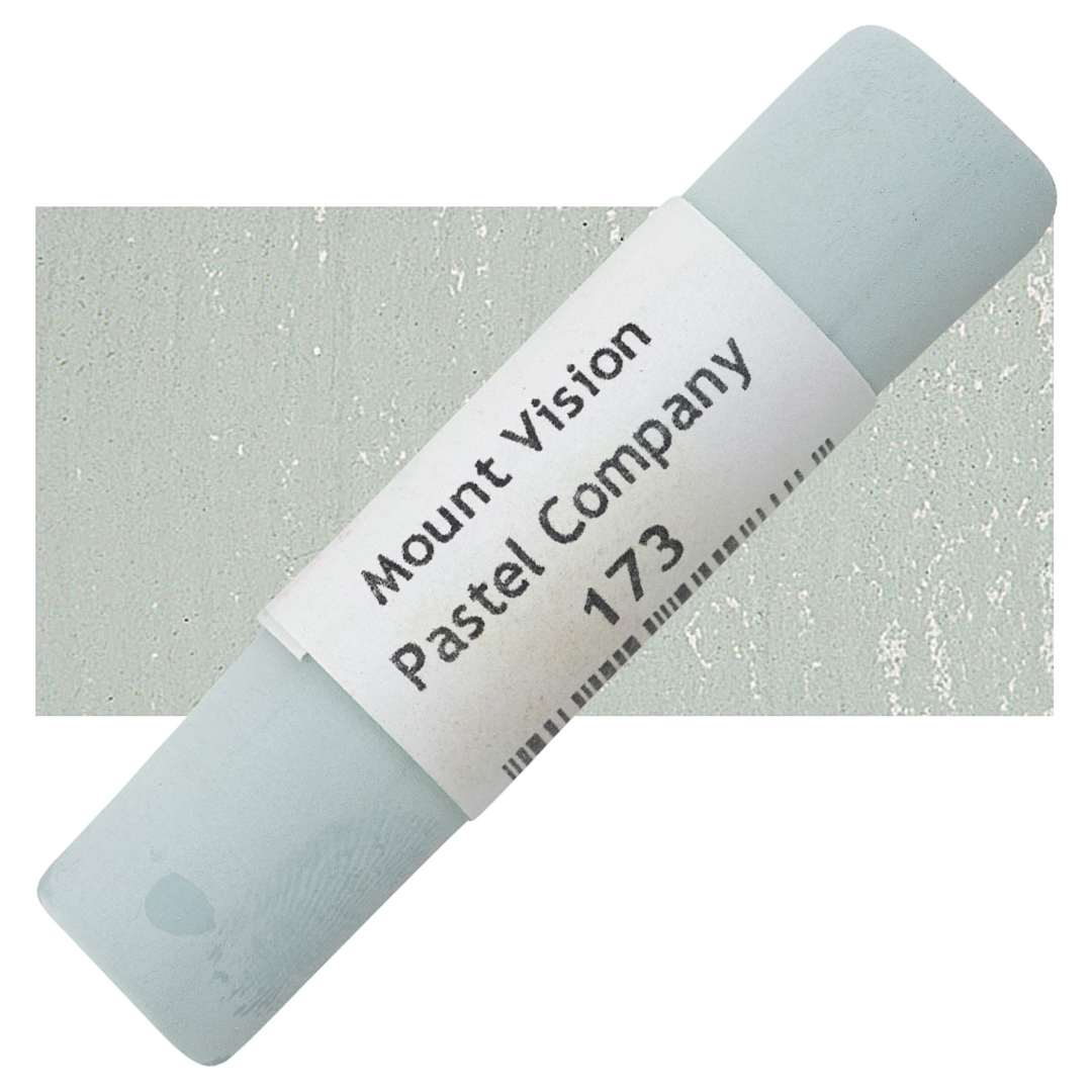 Open in modal - Mount Vision Handmade Pastel - Warm Greenish Gray 173 pastel and swatch