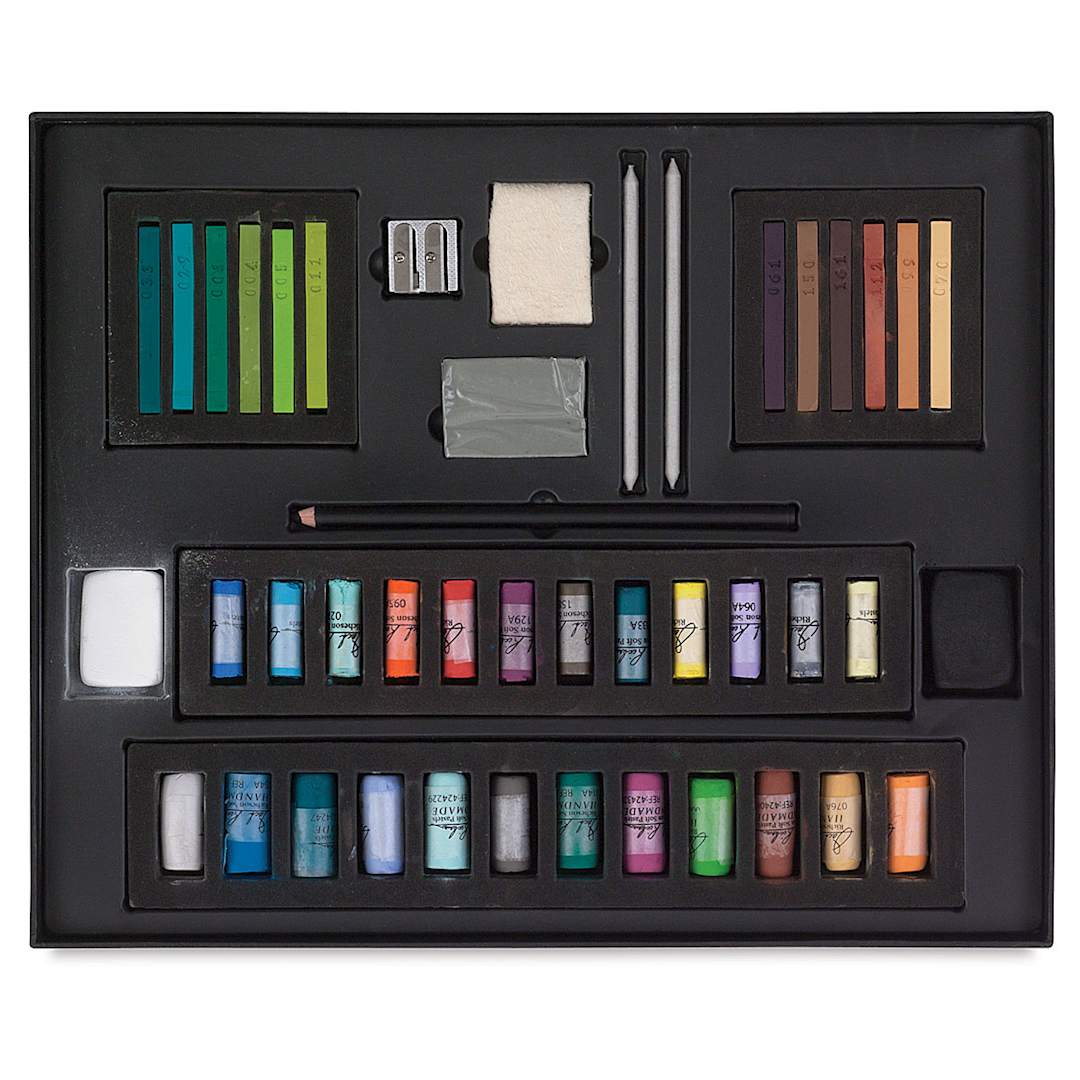 Open in modal - Half-Stick Foundation Pastel Set, Portrait (contents)