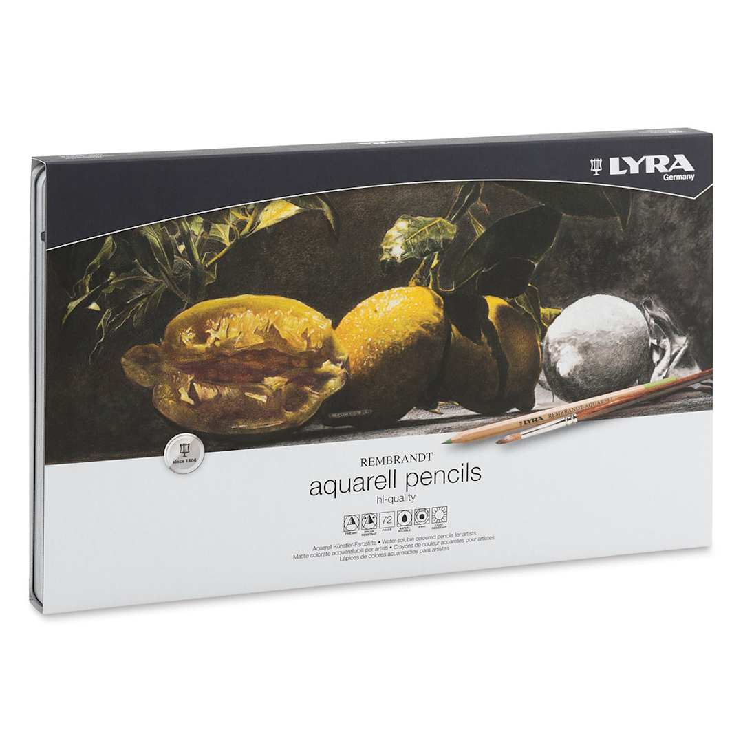 Open in modal - Lyra Rembrandt Aquarell Pencil Sets - Front of package of 72 Pencils