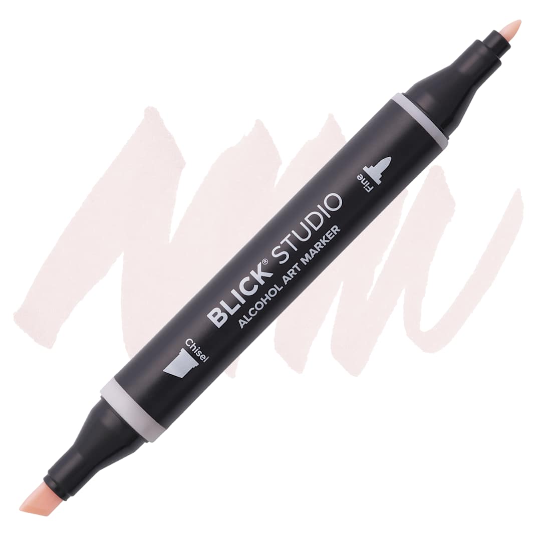 Open in modal - Blick Studio Alcohol Art Marker - 133 Silk, swatch and marker