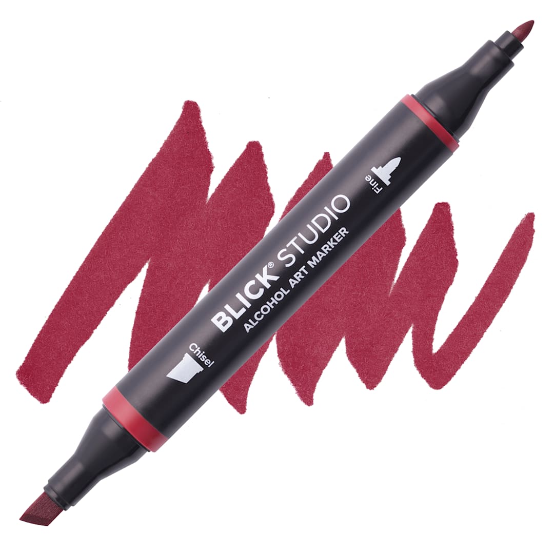 Open in modal - Blick Studio Alcohol Art Marker - 157 Strawberry Red