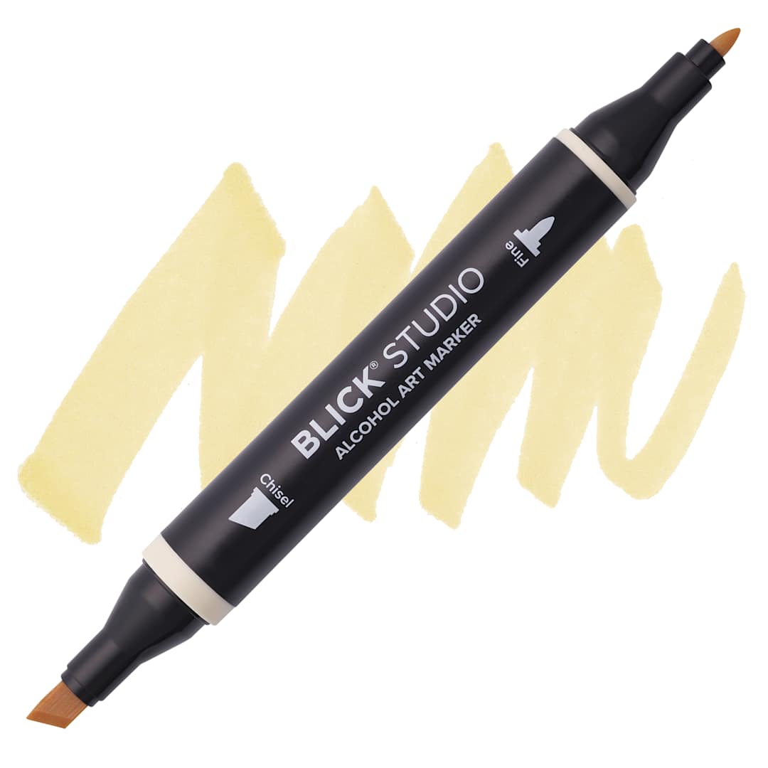 Open in modal - Blick Studio Alcohol Art Marker - 078 Sand, swatch and marker