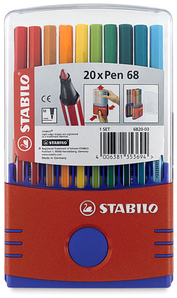 Open in modal - Stabilo Pen 68 Pen Sets - Front of package of Color Parade Set of 20