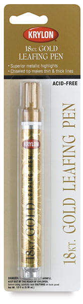 Open in modal - Krylon Leafing Pens - front view of 18kt Gold package