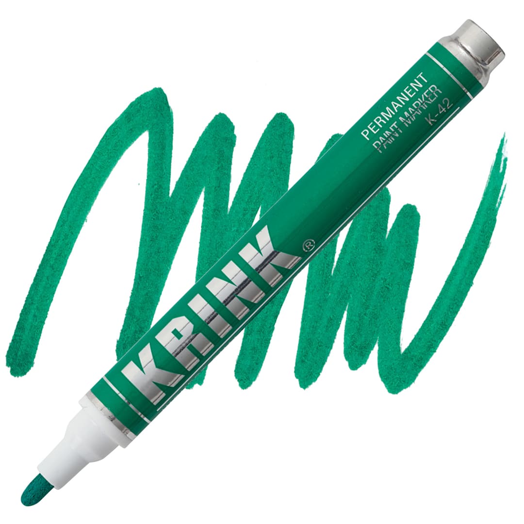 Open in modal - KRINK K-42 Paint Marker - Green marker and swatch