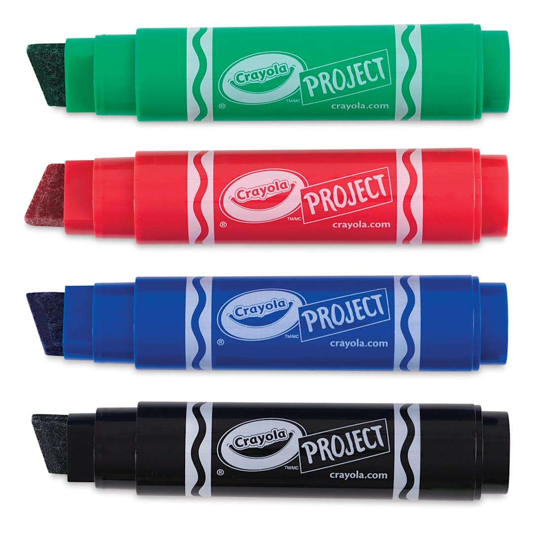 Open in modal - Crayola Project XL Poster Markers - Set of 4, Classic Colors
