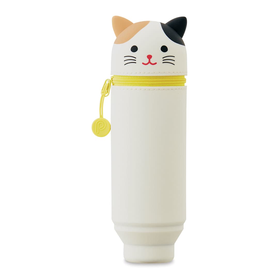 Open in modal - PuniLabo Stand Up Pen Case - Calico Cat