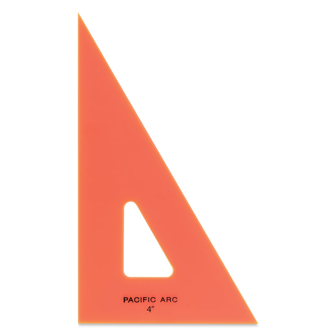 Open in modal - Pacific Arc Professional Fluorescent Triangle - 4", 30-60 Degree