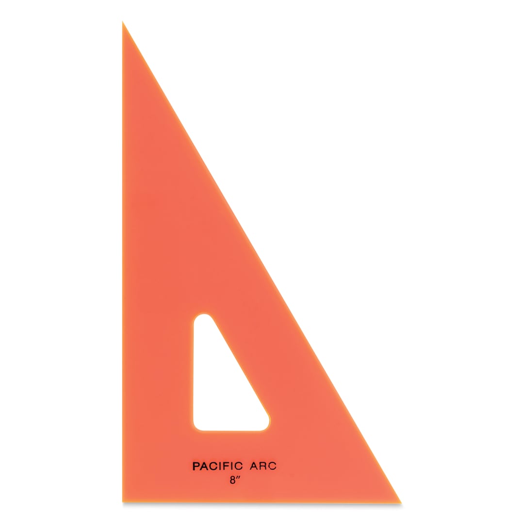 Open in modal - Pacific Arc Professional Fluorescent Triangle - 8", 30-60 Degree