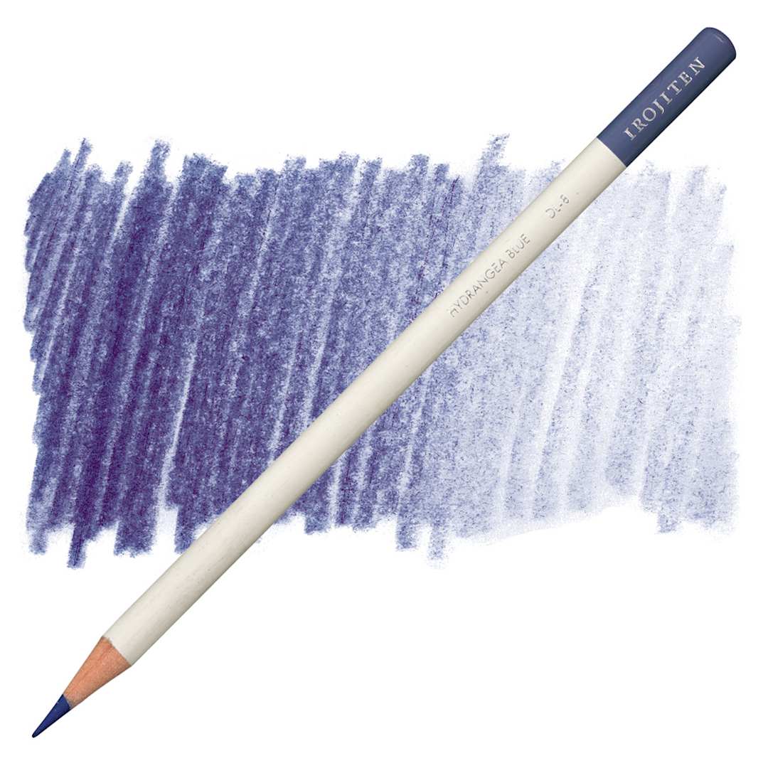 Open in modal - Irojiten Color Pencil - Hydrangea Blue pencil and swatch