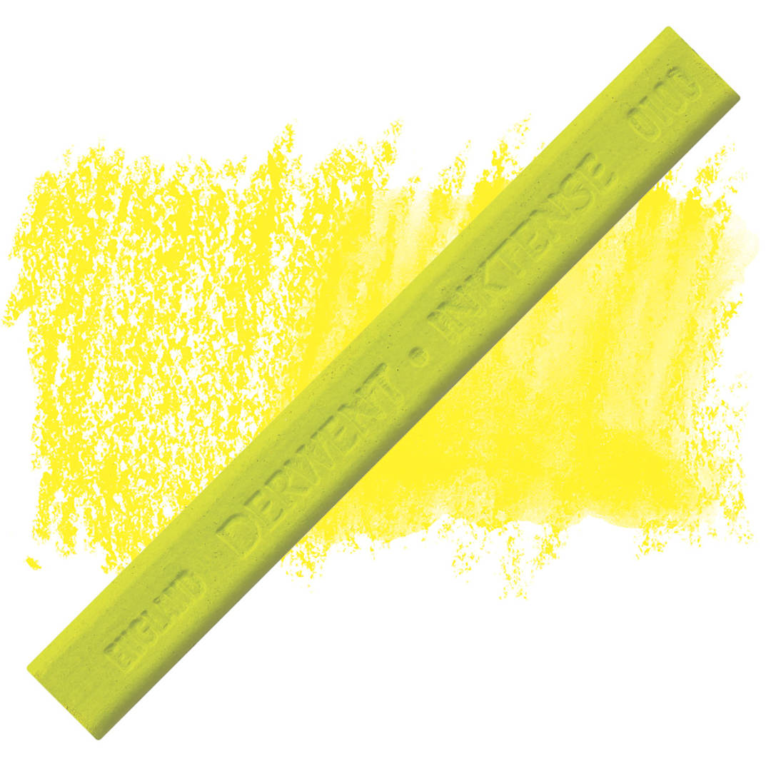 Open in modal - Derwent Inktense Block - Sherbert Lemon block and swatch