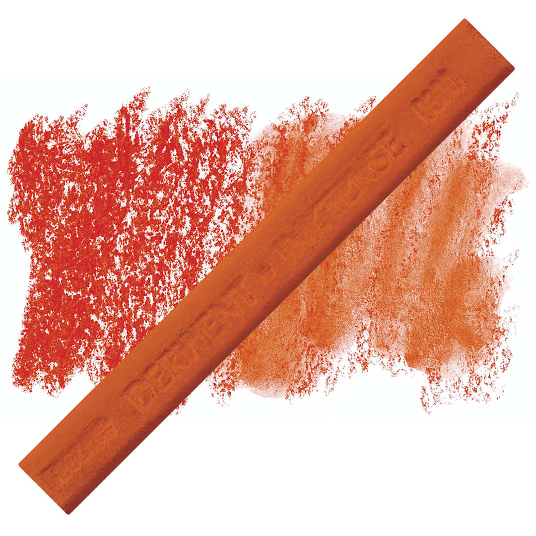 Open in modal - Derwent Inktense Block - Tangerine block and swatch