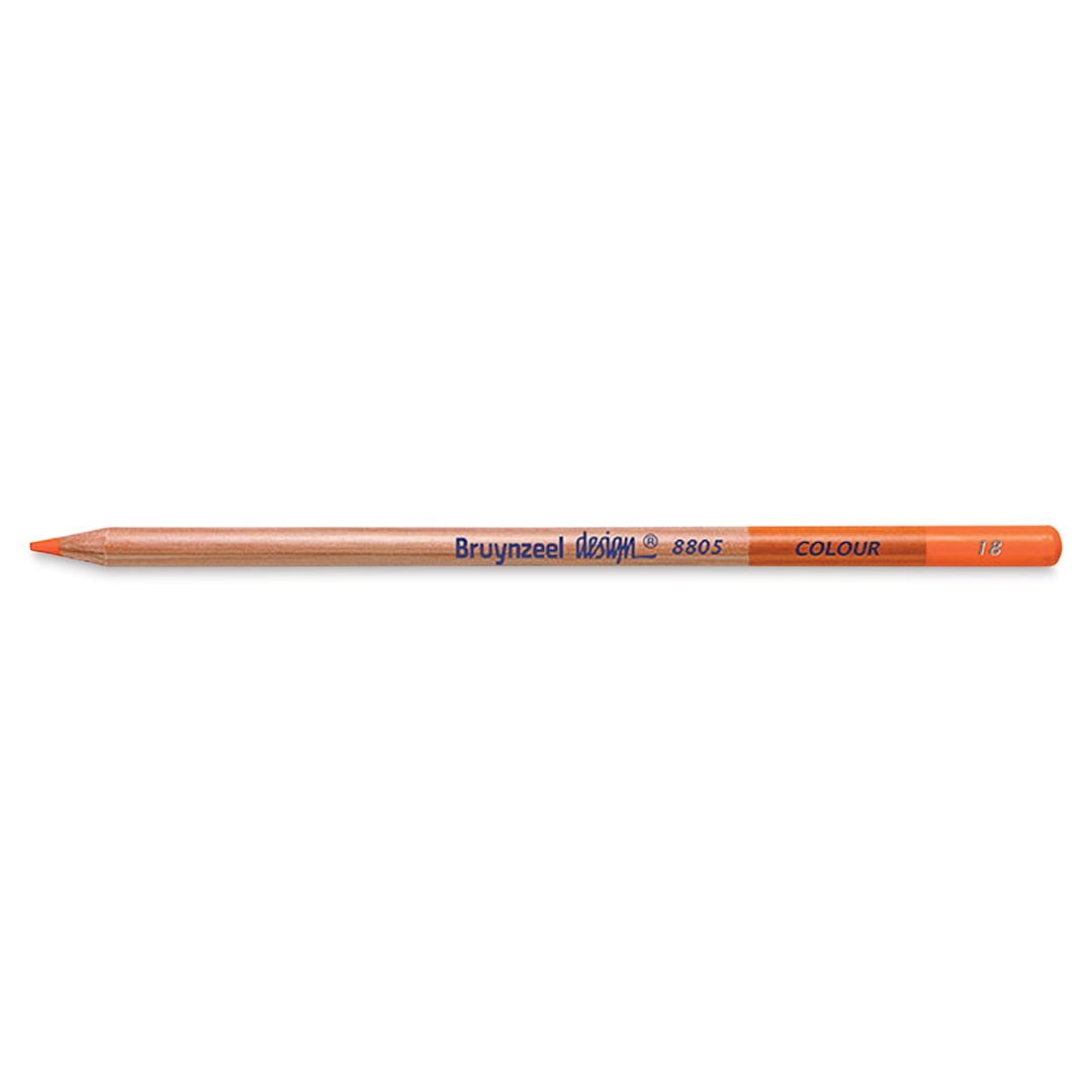 Open in modal - Bruynzeel Design Colored Pencil - Permanent Orange