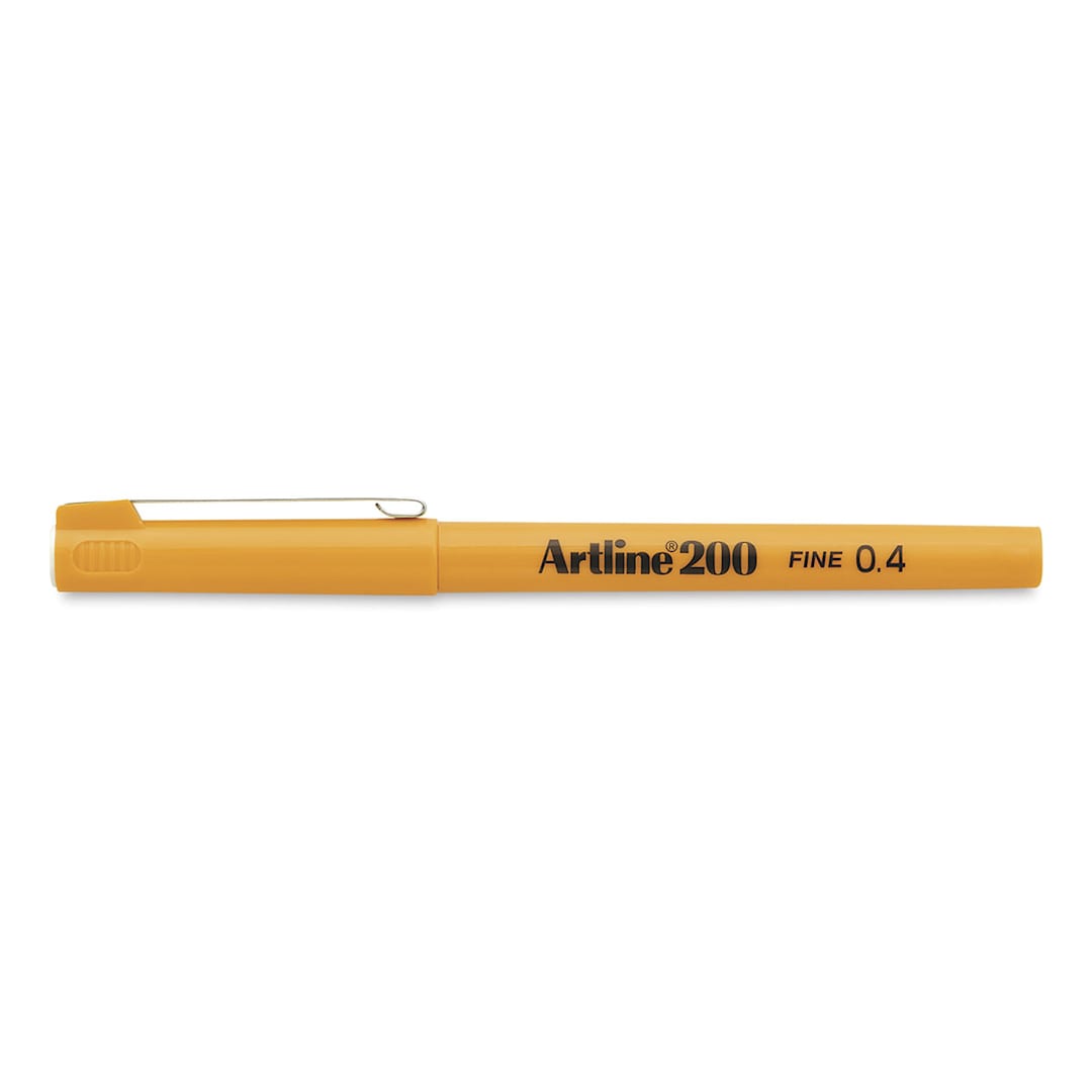 Open in modal - Artline 200 Writing Pen - 0.4 mm Tip, Yellow