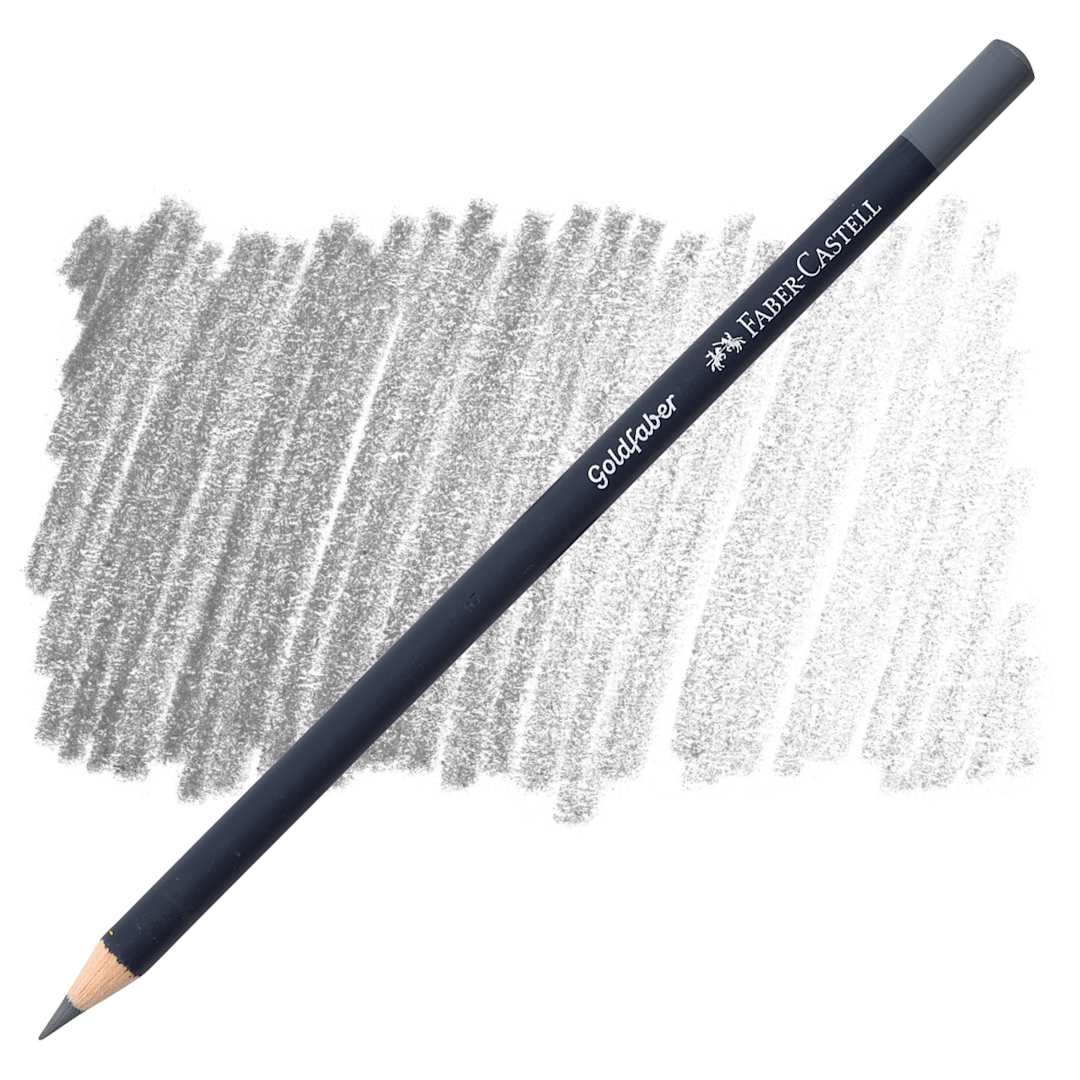 Open in modal - Faber-Castell Goldfaber Color Pencil - Cold Gray IV 233 pencil and swatch
