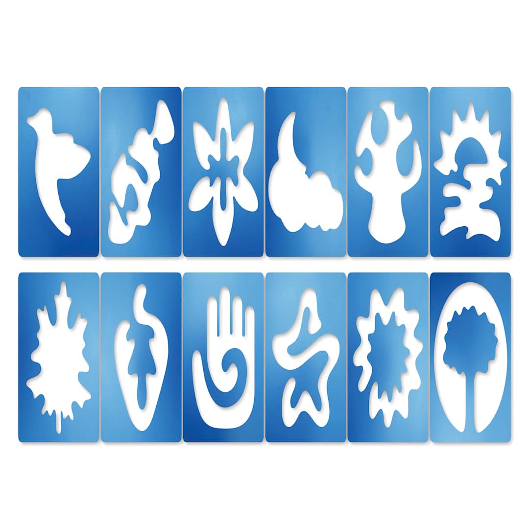 Open in modal - Roylco Jumbo Stencil Set - Mindfulness Tracers, Set of 8