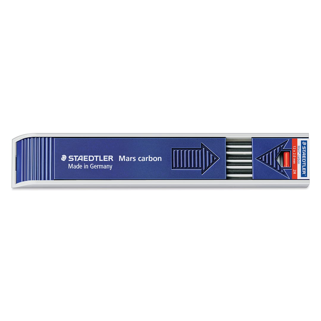 Open in modal - Staedtler Lumograph Leads - 2H, Pack of 12, packaging