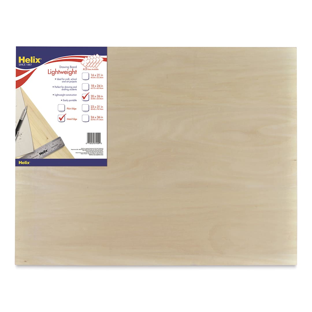 Open in modal - Helix Metal Edge Drawing Board - 20" x 26"5/8"