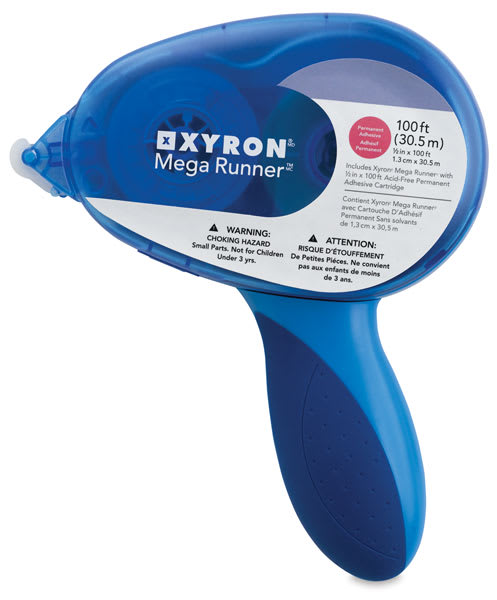 Open in modal - Xyron Mega Runner - Side view showing label
