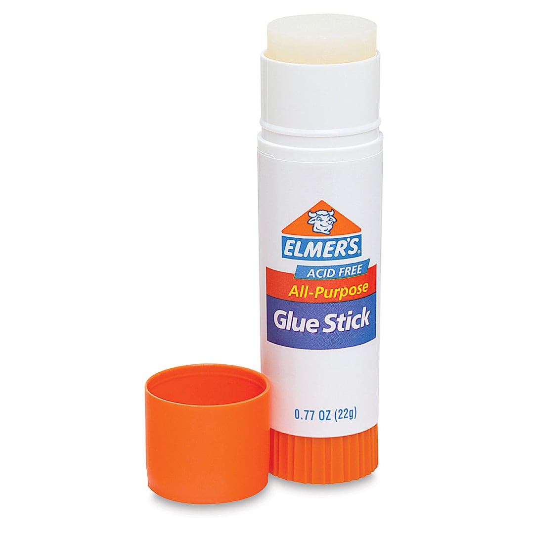 Open in modal - Elmer's Glue Stick - Glue All, Acid-Free, 0.77 oz