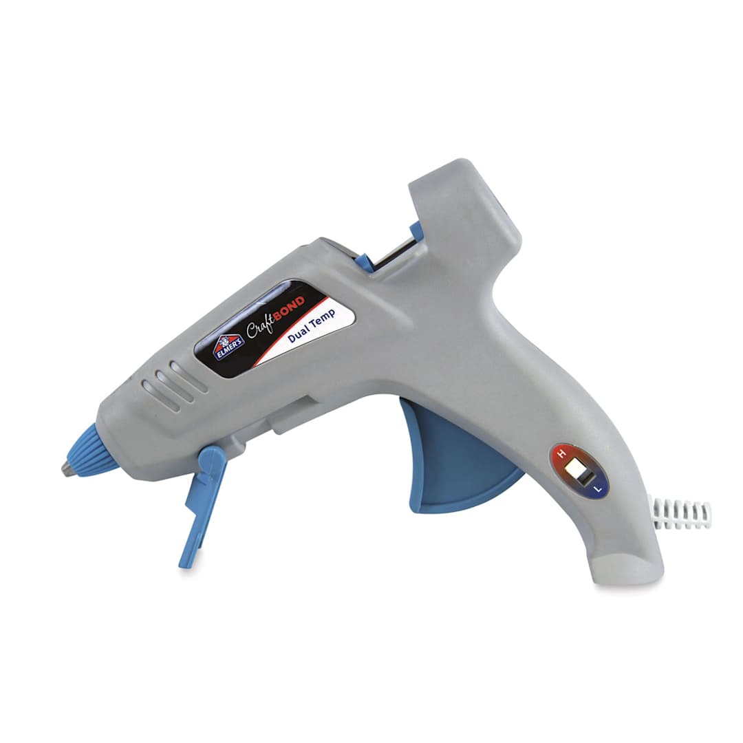 Open in modal - Elmer's Craftbond Hot Glue Gun - Side view of Full Size Dual Temp Glue Gun