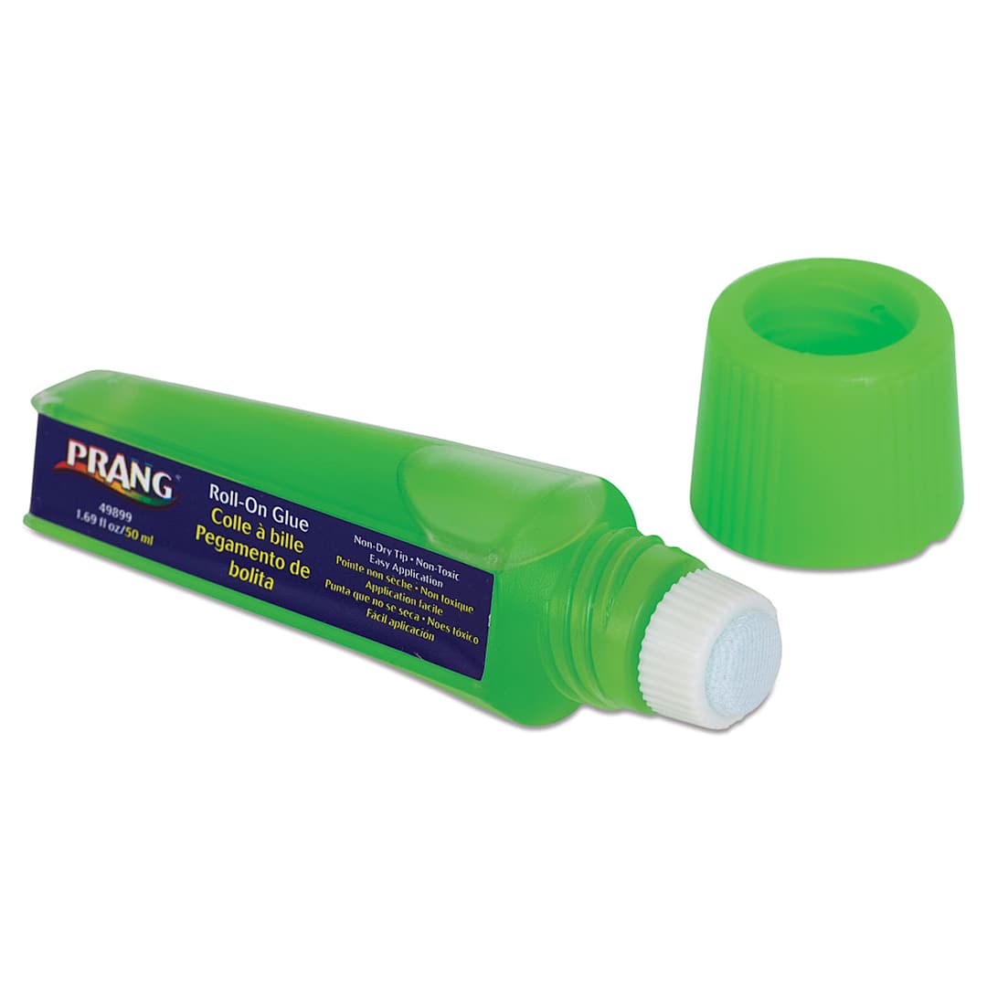 Open in modal - Prang Roll-On Liquid Glue - Bottle open showing glue tip
